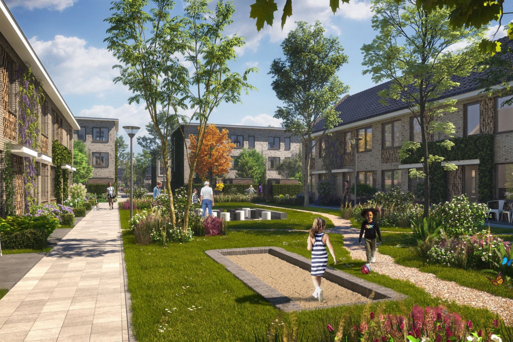 'Parkweg Midden' wordt 'In de Buurttuin'