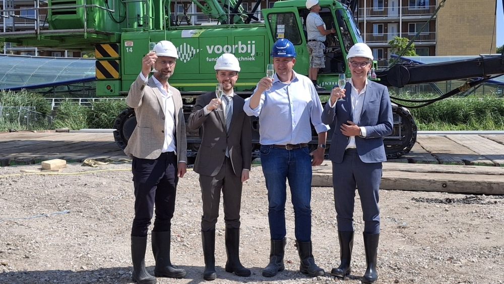 Bouw van De Nieuwe Kethelpoort begonnen in Nieuwland: nieuwbouw in aantocht