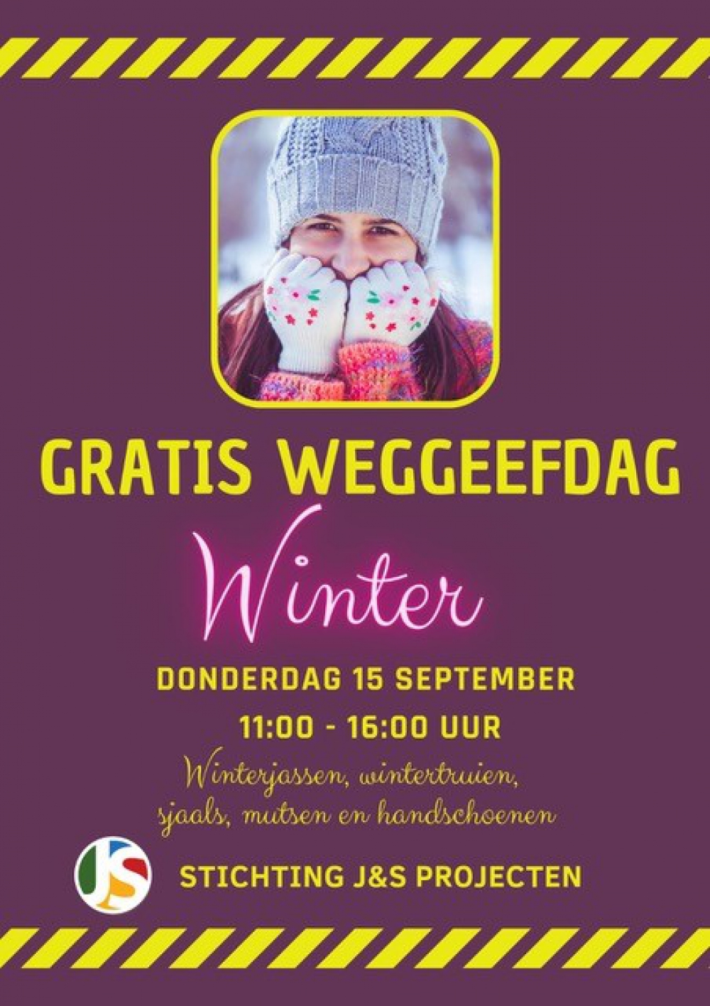 J & S organiseert Weggeefdag op 15 september