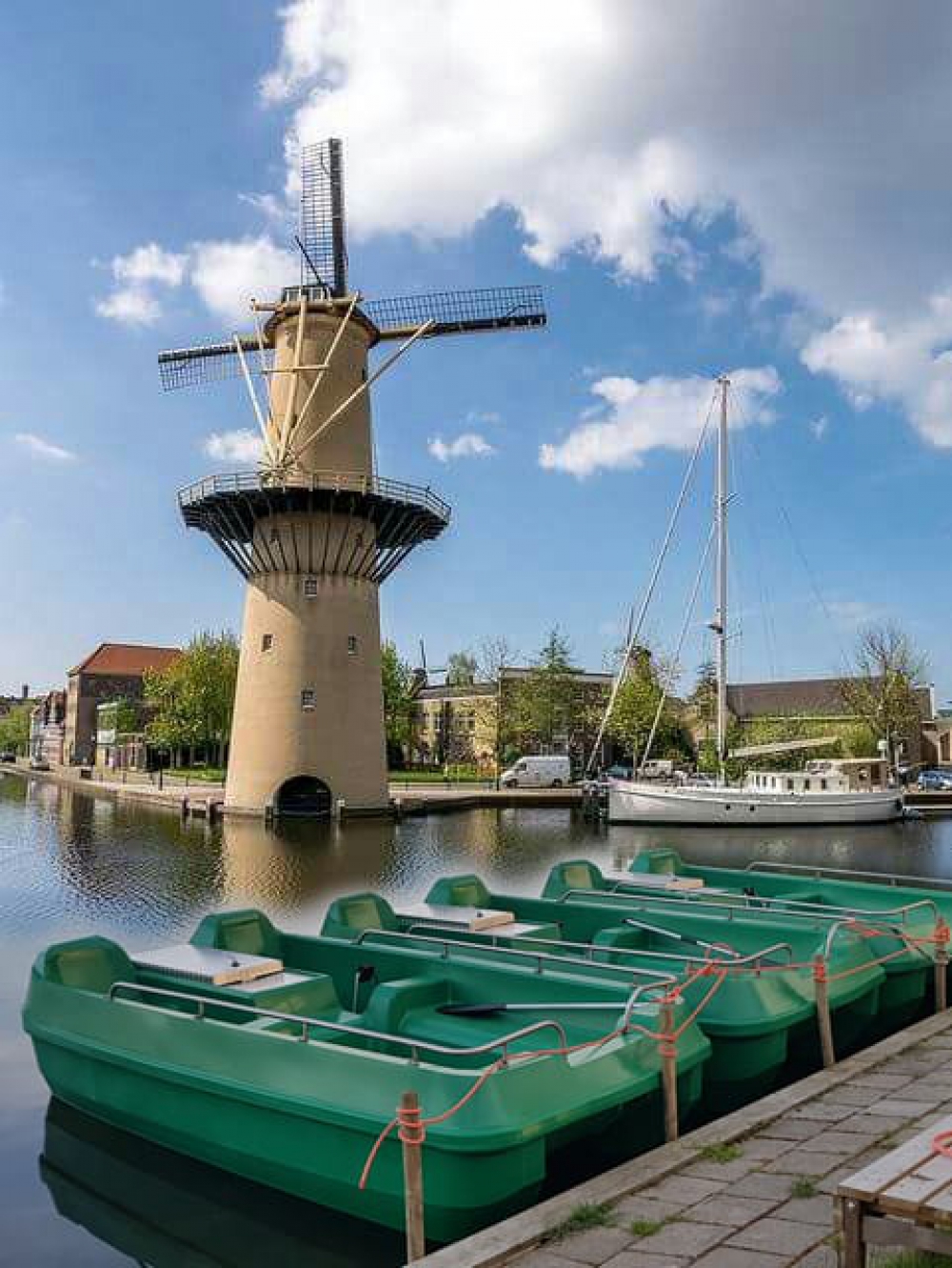 Schiedam breidt vervoer vanaf het water uit met waterfietsen