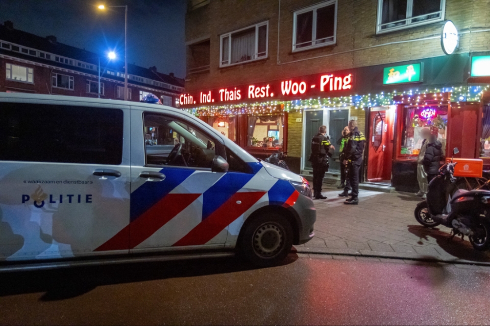 Gewapende overval op Chinees restaurant Woo-Ping in Schiedam