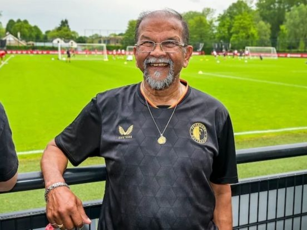 Overleden Vlaardinger Charles (75) was de meest positieve supporter van Feyenoord
