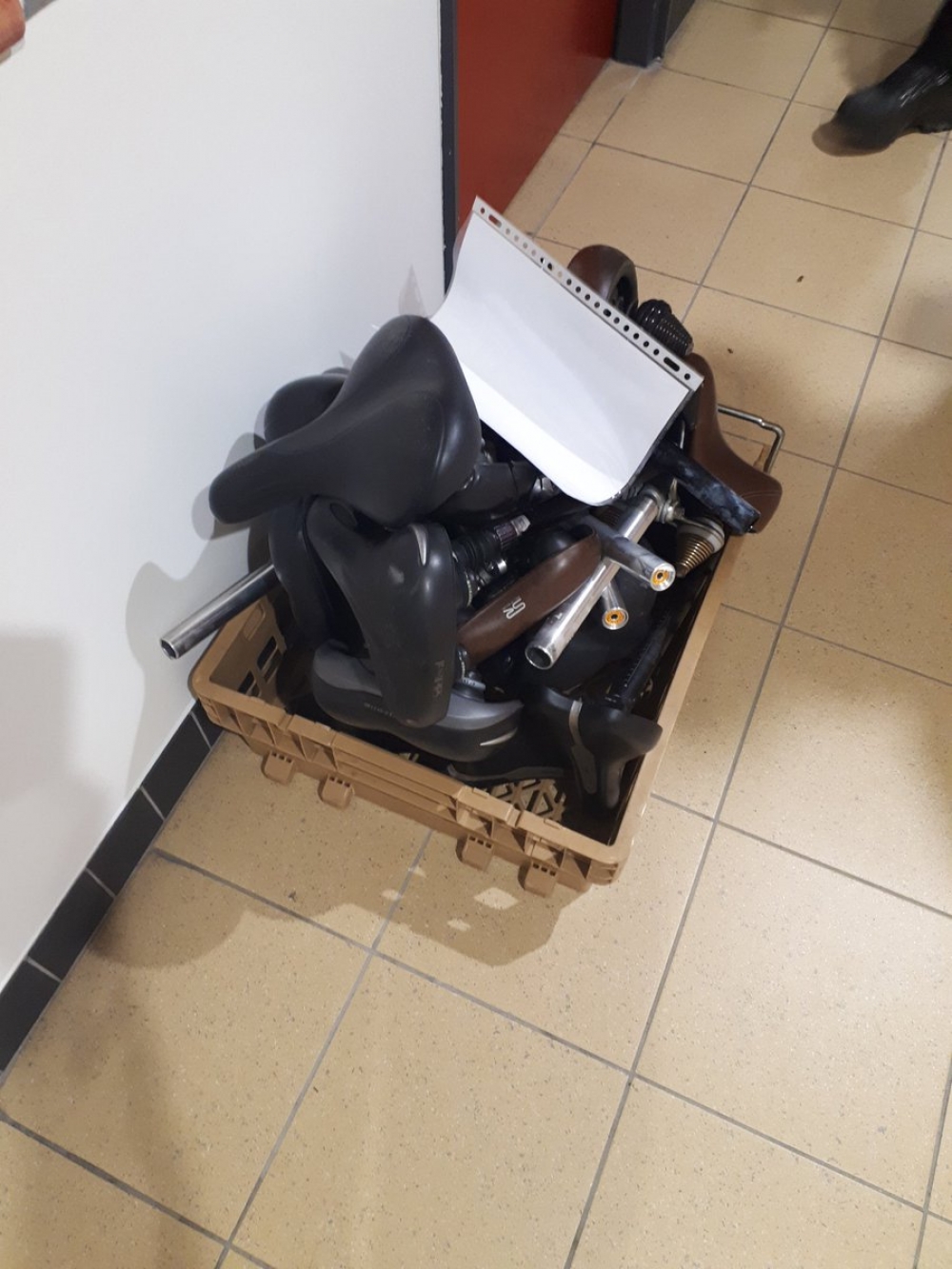 Fietsendief blijkt zadelverzamelaar
