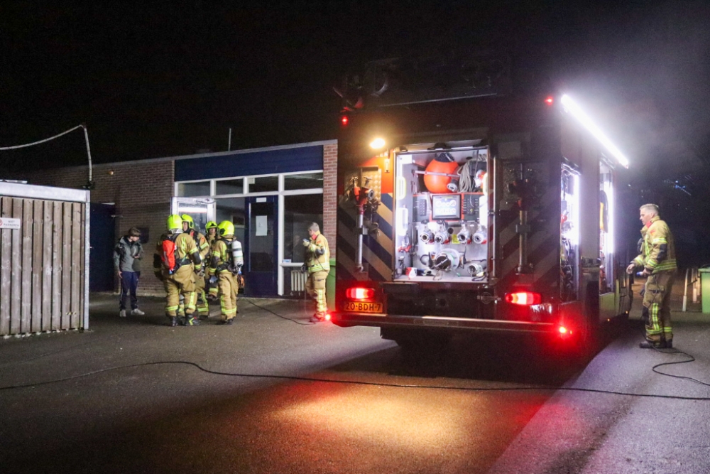 Brand in meterkast bij voetbalvereniging Victoria'04
