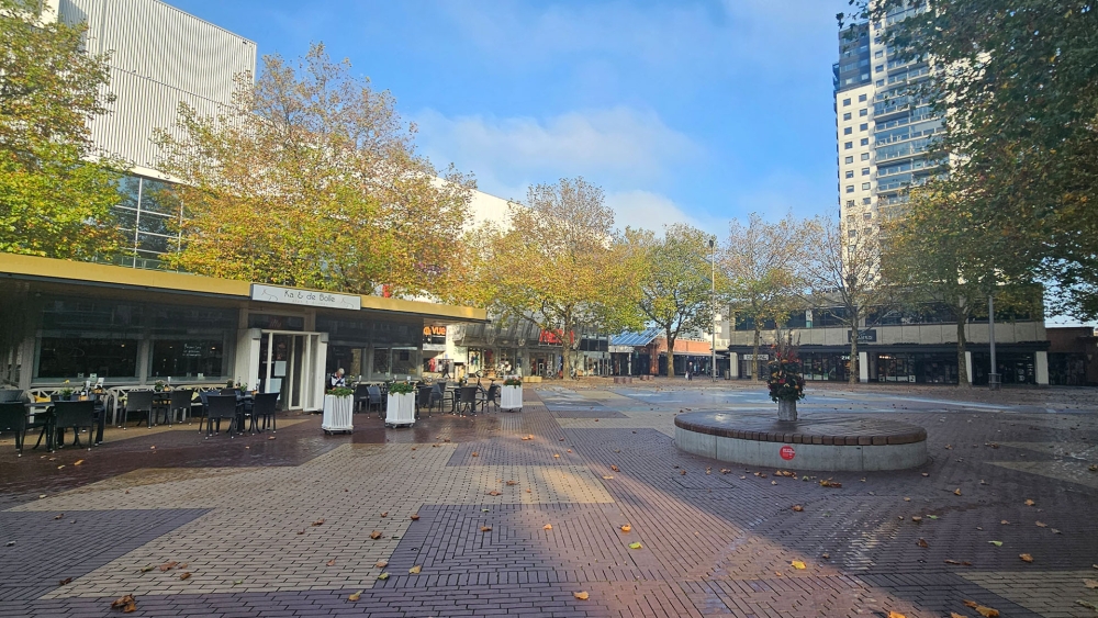 De huidige situatie op het Veerplein in Vlaardingen