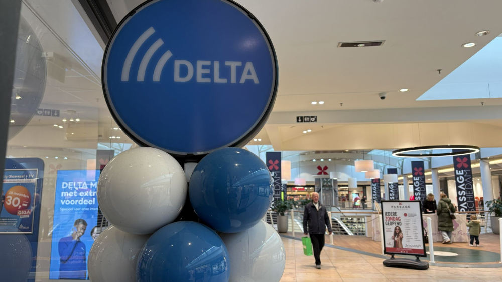 De winkel van DELTA in de Passage