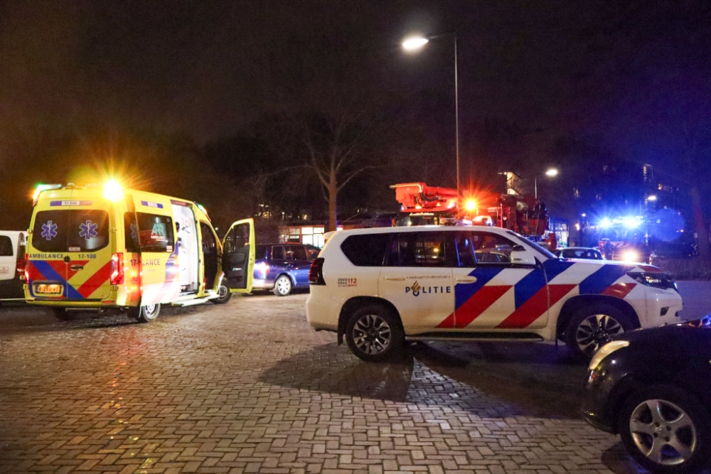 Brand in Vlaardingse zorginstelling: grote inzet hulpdiensten