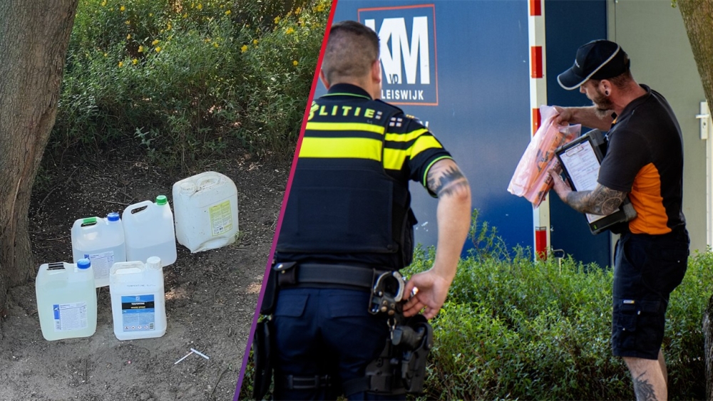 Zwaar vuurwerk en ruim 20 liter zuur gevonden onder Vlaardingse flat