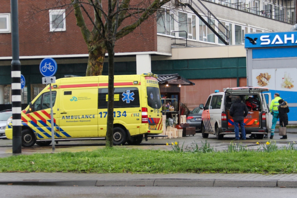 Aanrijding auto met fiets in Nieuwland