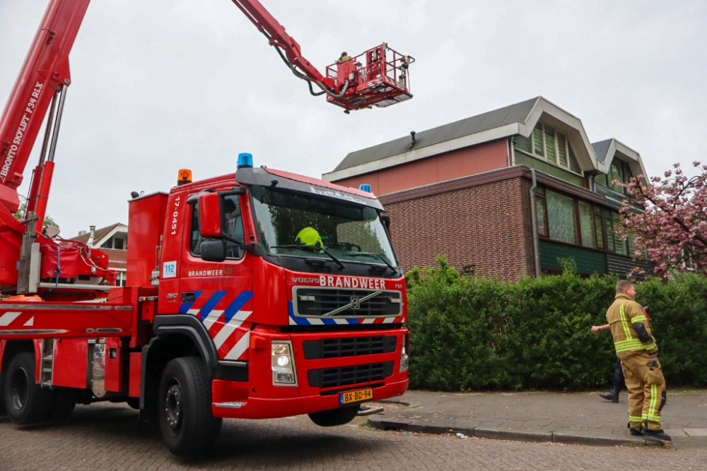 Schoorsteen gecontroleerd na brandmelding