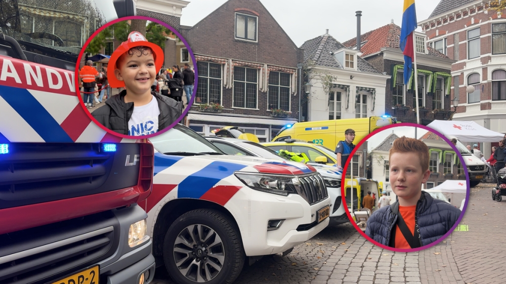 Brand blussen, op een politiemotor zitten en meer op de Veiligheidsdag in Vlaardingen