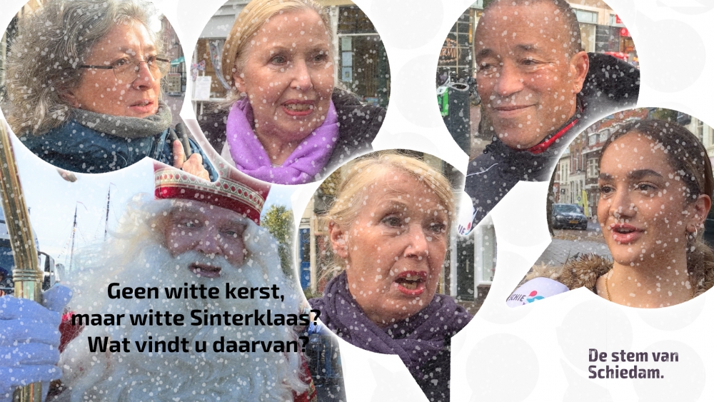 Geen witte kerst, maar witte Sinterklaas? Wat vindt u daarvan?