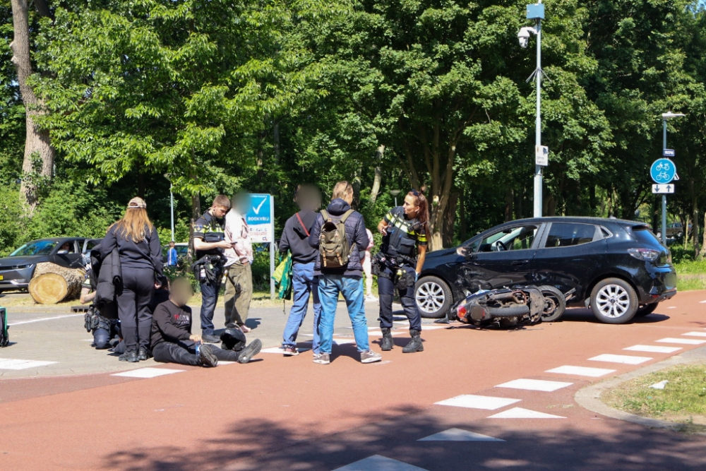 Ongeluk op het fietspad Hazepad