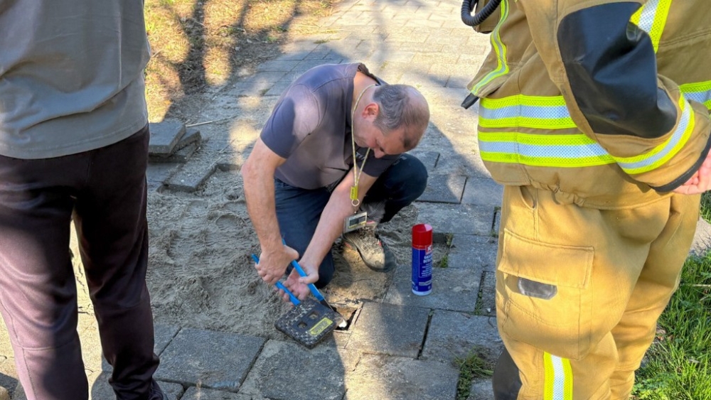 Kapot putje zorgt voor gaslucht op de Willem de Zwijgerlaan in Vlaardingen