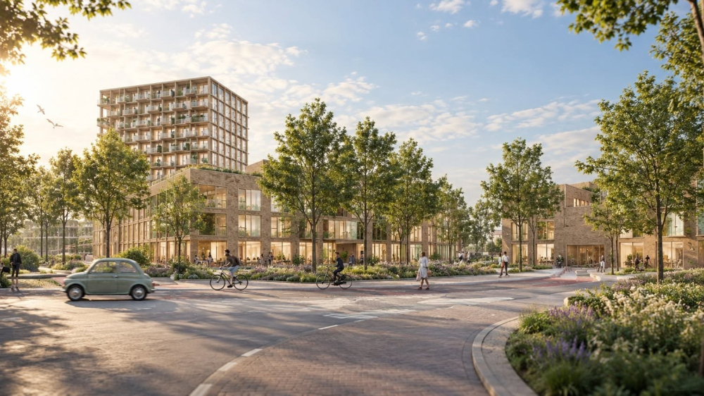 Geen Decathlon, maar 161 woningen naast Van der Valk Hotel Schiedam