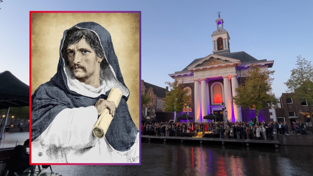 Herdenking Renaissance-denker Giordano Bruno in Schiedam: ‘Eerste van Nederland’