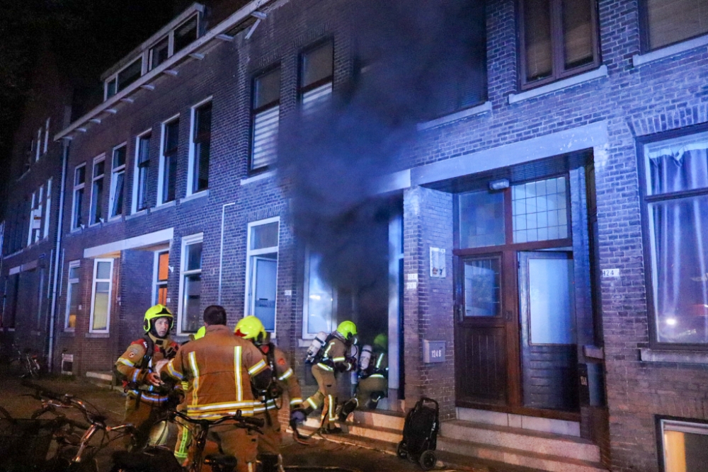 Forse brand in woning door elektrische fiets