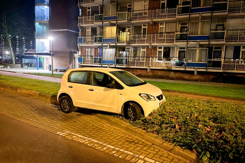Politie treft auto in de bosjes aan, bestuurder is spoorloos