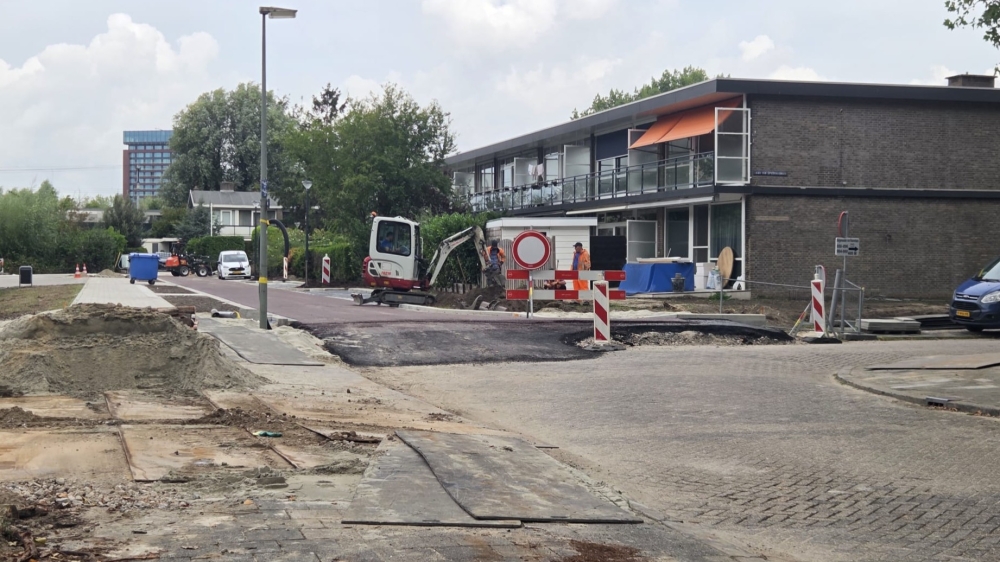 Meer dan halve meter hoogteverschil op Schiedams fietspad door werkzaamheden