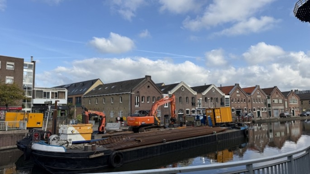 Kademuur Noordvestsingel wordt vernieuwd: werkzaamheden tot eind november