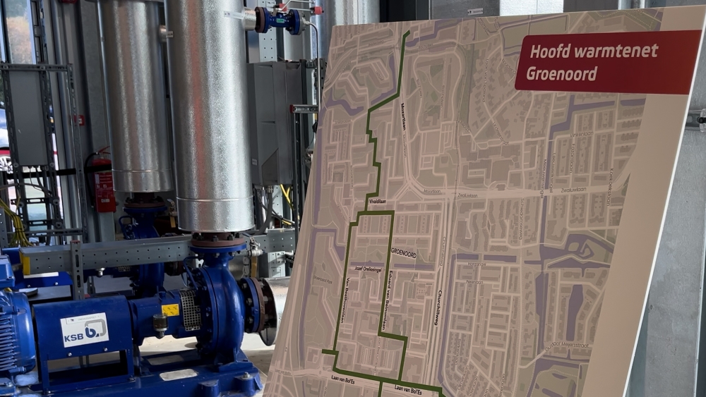 Warmtestation Groenoord na jaren geopend: 1300 woningen aangesloten op warmtenet
