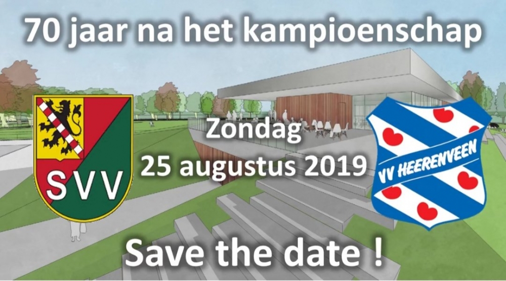 SVV speelt op 25 augustus de legendarische wedstrijd tegen Heerenveen 'over'