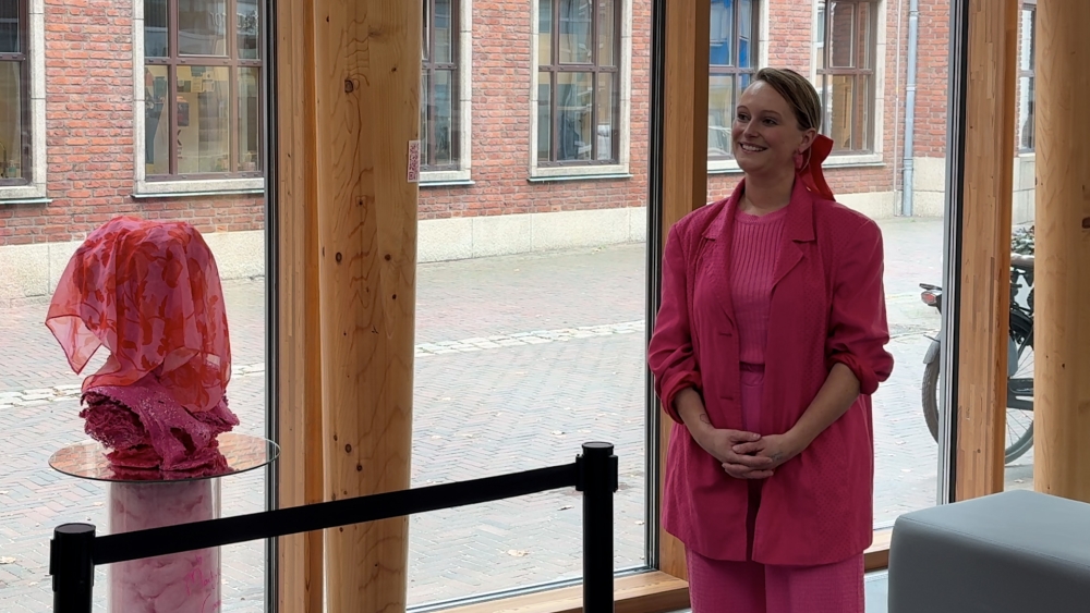 Suikerspinkunstwerk onthuld in stadskantoor: 'Te weinig beelden van vrouwen'