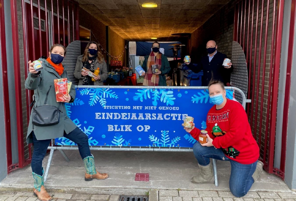 Rotary Schiedam de Veste geeft ruim aan 'Blik op 2021' actie van Net Niet Genoeg