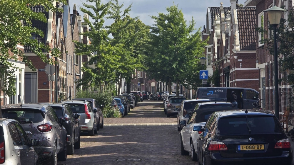 Het begin van de Callenburgstraat, het is niet duidelijk waar in de straat de ontvoerpoging plaatsvond