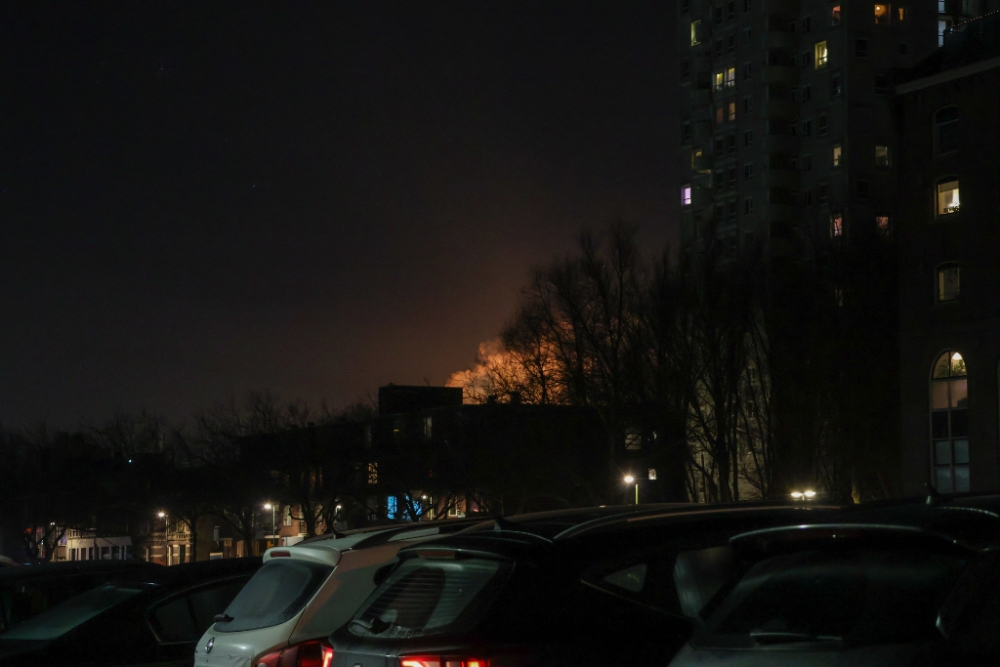Affakkelen van industrie aangezien voor gebouwbrand