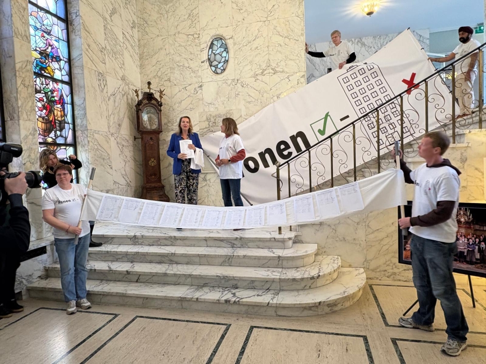 Bewoners Christoffelkruid willen met petitie bouw zeventig appartementen tegenhouden