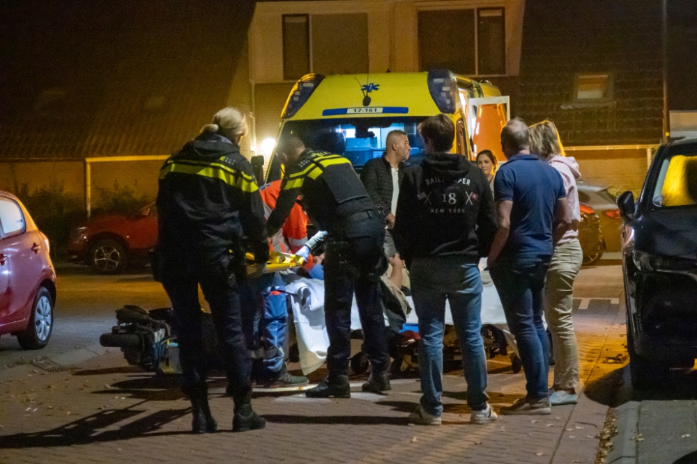 Scooterrijder raakt ernstig gewond bij eenzijdig ongeval