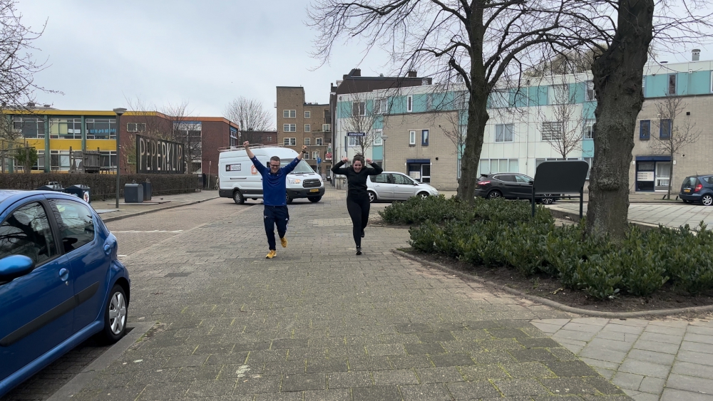 Op de nieuwe beweegroute QR-je-je-fit "Het is echt heerlijk"