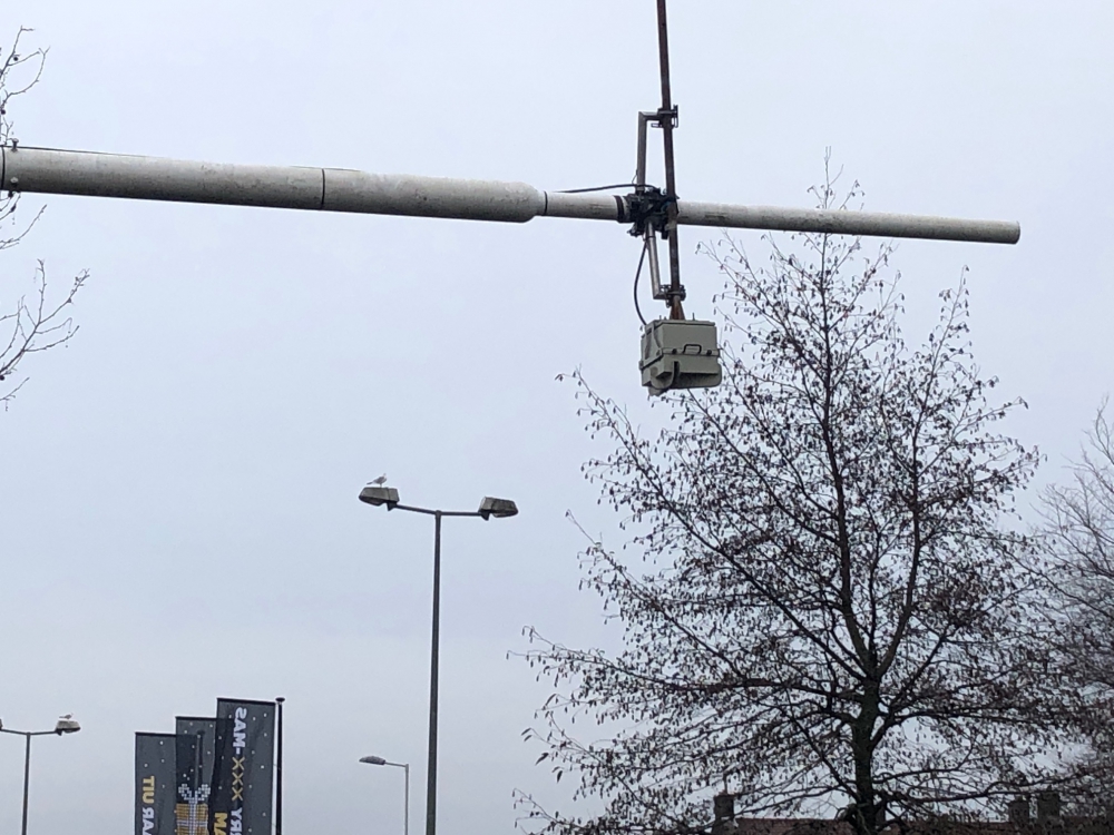 Camera's voor verkeersmeting in Schiedam geïnstalleerd