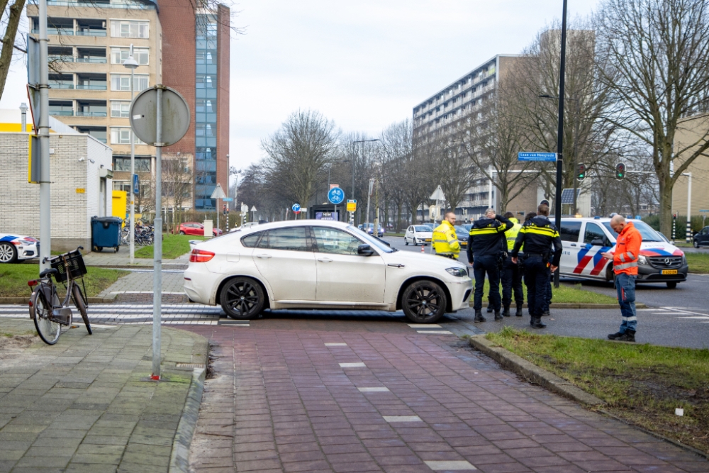 Fietsster aangereden door auto in Vlaardingen