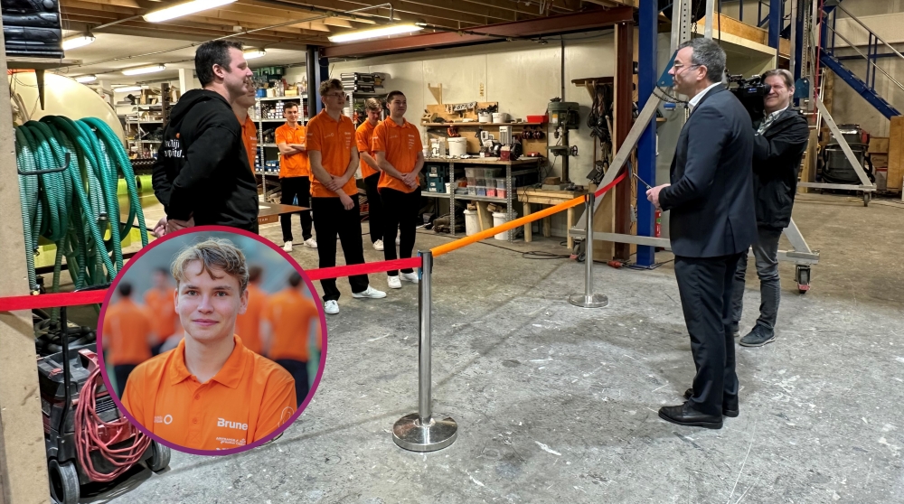 Schiedammer Henk (22) bouwde al een auto op het Stedelijk en werkt nu aan zonneauto