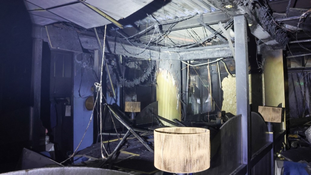 In beeld: ravage na brand in restaurant Tim Hong