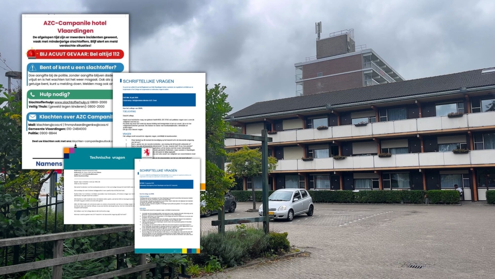 Dit is hoe politieke acties en flyers gevoelens over noodopvang Campanile beïnvloeden