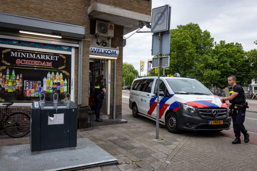 Opnieuw overvalpoging op supermarkt Gordonstraat in Schiedam-West