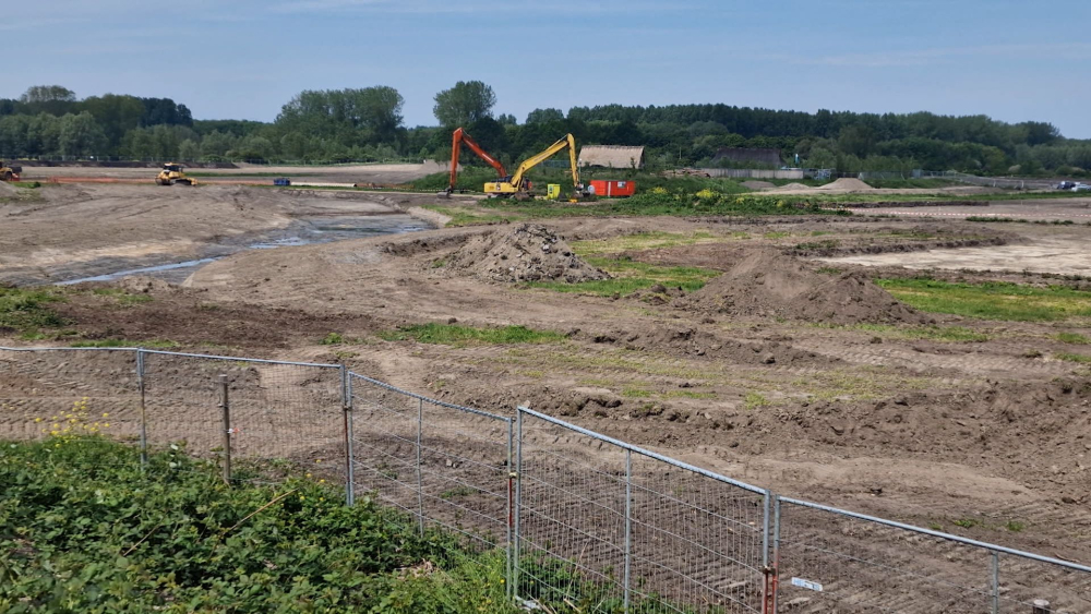 Saneringswerkzaamheden in de Broekpolder in mei 2026