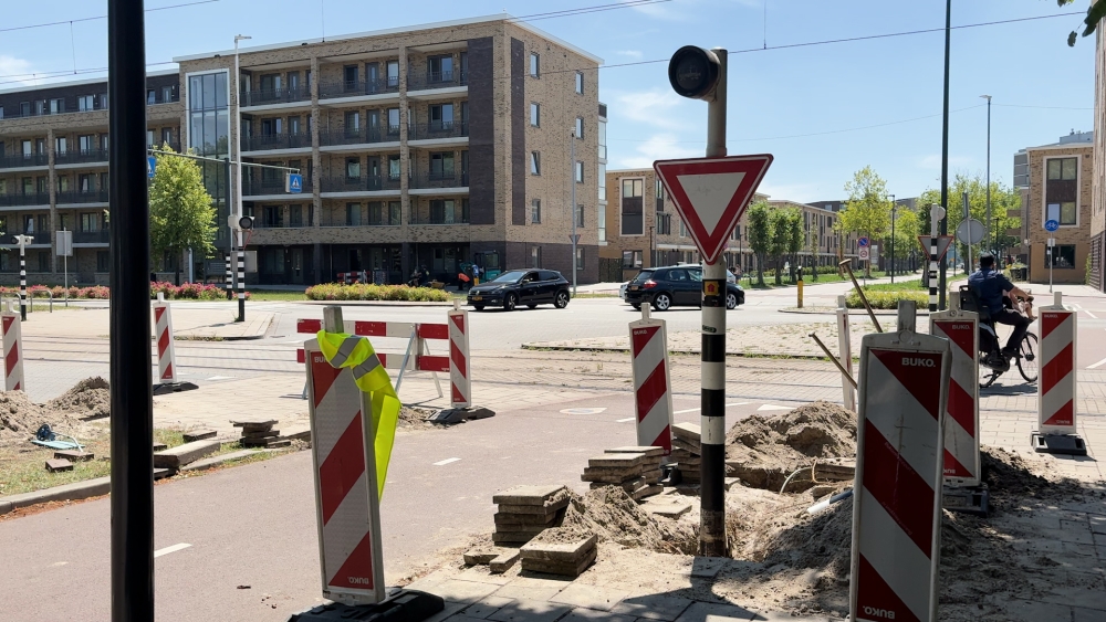 Werkzaamheden aan de Parkweg