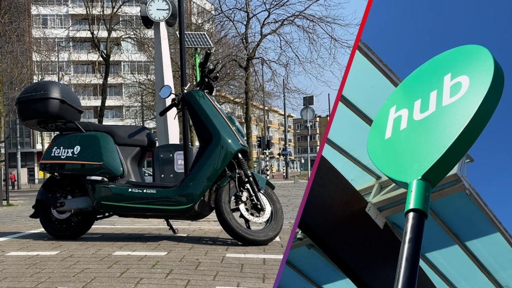 Borden bij ‘deelscooterhubs’ geplaatst: ‘Moet overlast voorkomen’