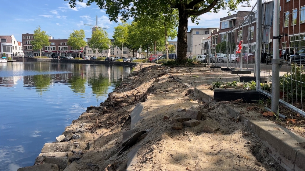 Flinke hap uit kapotte kade: ‘We wilden niet dat er gekke dingen zouden gebeuren’