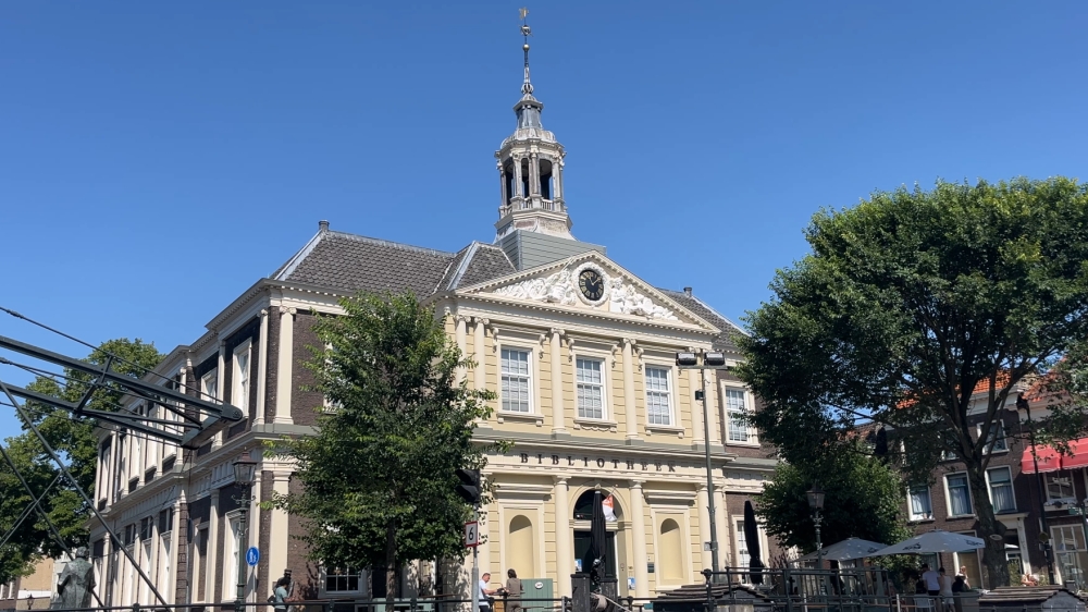 De bibliotheek in de Korenbeurs