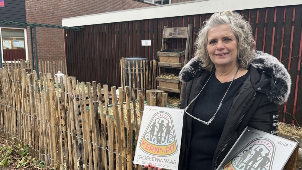 Wijktuin van wijkcentrum De Erker uitgeroepen tot beste buurtinitiatief van Zuid-Holland
