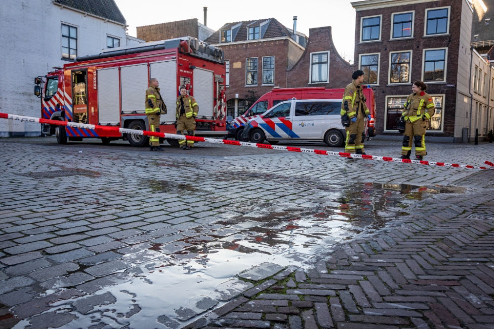 Weer een waterleiding lek, dit keer in Schiedam