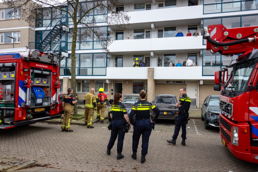 Woning vol rook door brand in meterkast
