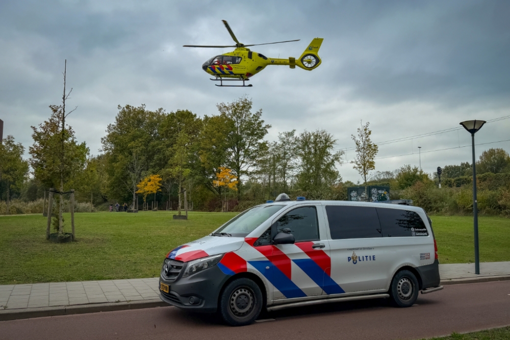 Traumahelikopter ingezet bij medische noodsituatie in Nieuwland