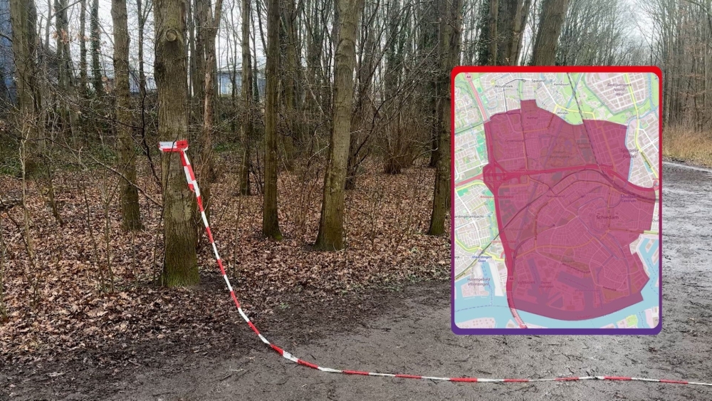 Uitbreiding veiligheidsrisicogebieden in Schiedam met een week verlengd