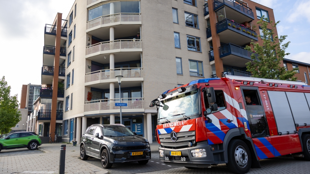 De brandweer bij de Ringvaart